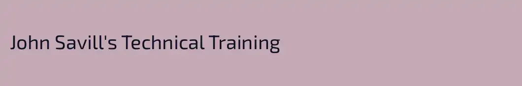 John Savill's Technical Training